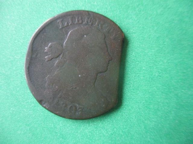 1803 Large Cent (clipped) (1 of 2)