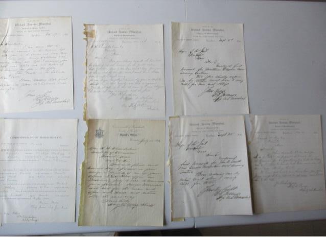 19th Century Worcester County House of Correction Correspondence (Including U.S. Marshalls Letters) (1 of 16)