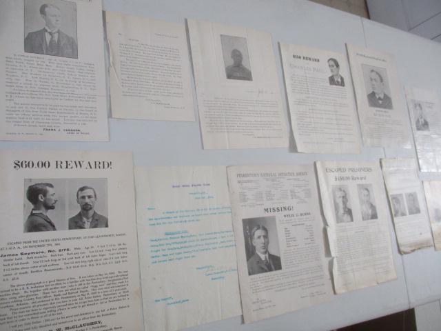 Escaped Prisoners and Missing Persons Posters, (1 of 18)