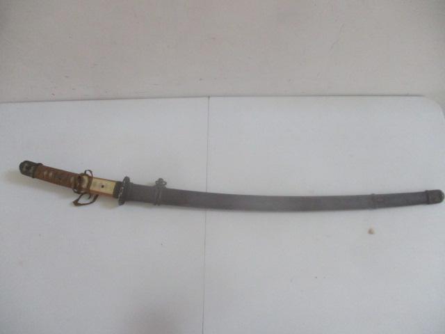 Vintage Samurai Sword Blade Length 27" (1 of 16)