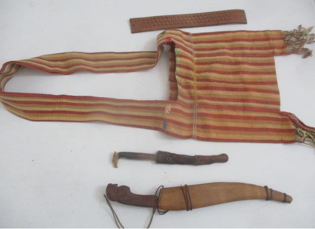 Figural Wood Handled Gurkha Knife (1 of 14)