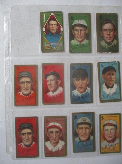 1911 T205 Gold Border Tobacco Cards - 11 Cards (1 of 20)