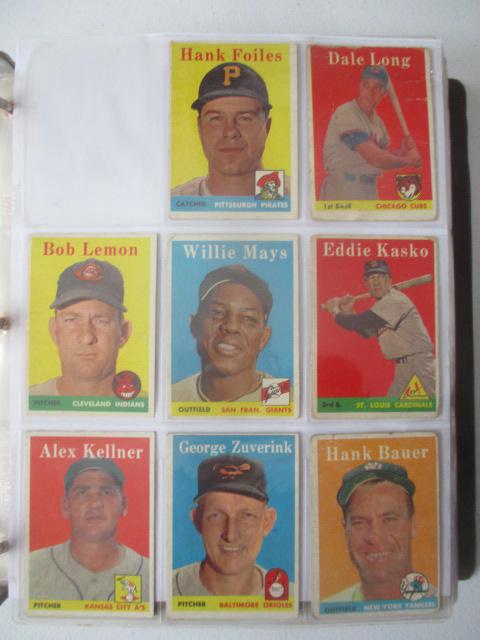 1958 Topps Card Partial Set (1 of 20)