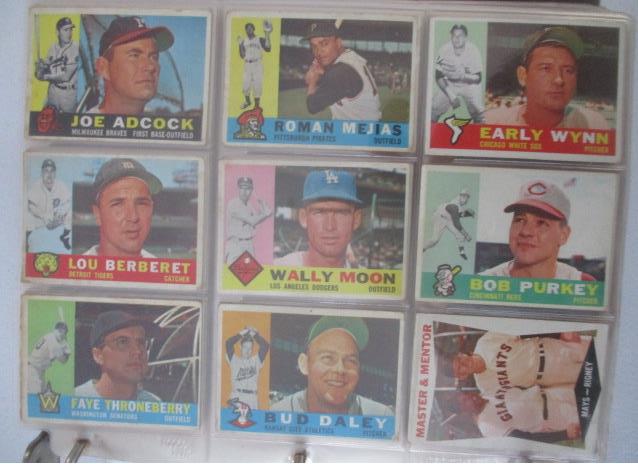 1960 Topps Baseball Cards (1 of 20)