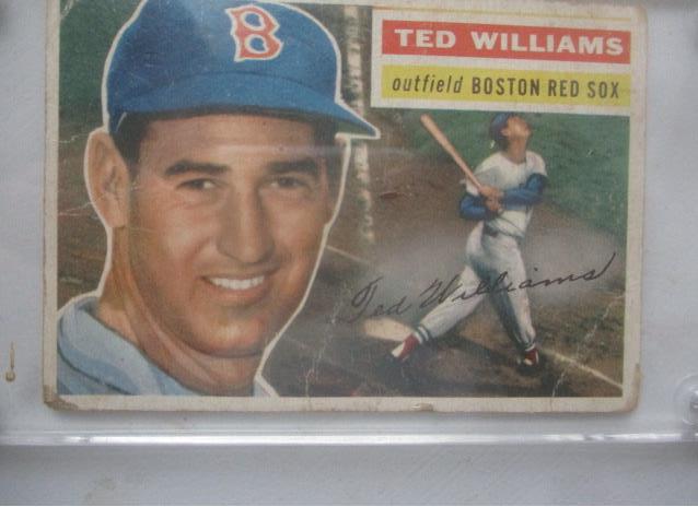 1956 Topps Ted Williams # 5 Baseball Card (1 of 6)