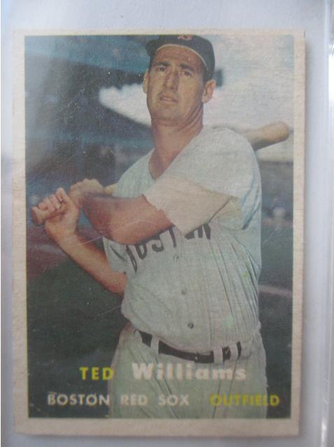 1957 Topps Ted Williams # 1 Baseball Card (1 of 8)