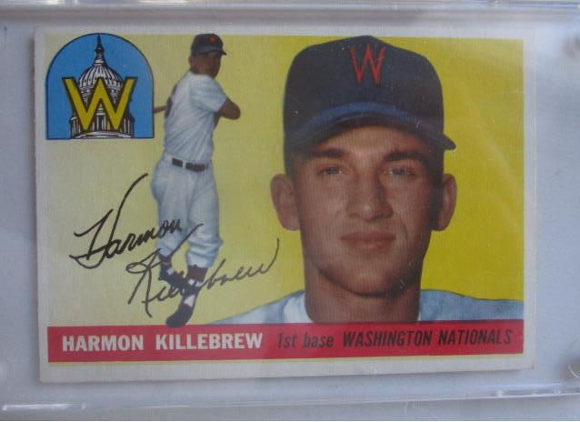 1955 Topps Harmon Killebrew Rookie Card (1 of 6)