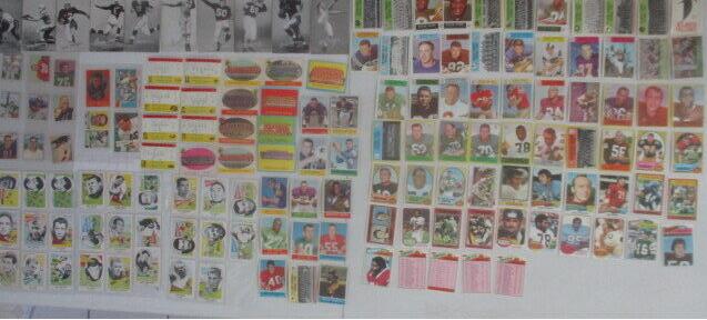 Football Exhibit Cards and Assorted 1950's, 60's & (1 of 16)