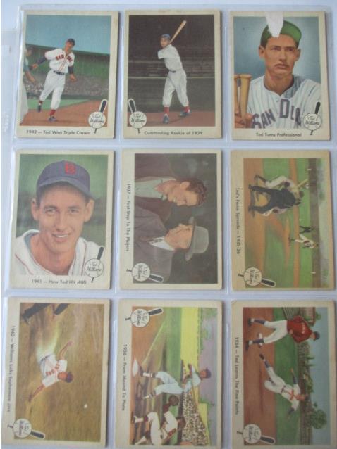 1959 Fleer Ted Williams Cards (23 Cards) (1 of 12)