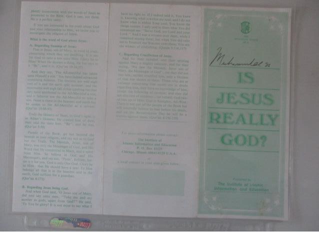 Muhammed Ali Signed Religious Tract - No COA: See photos for condition and details