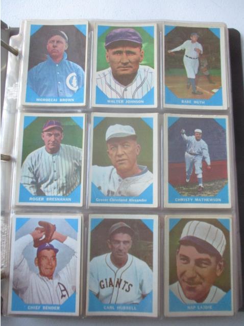 1960 & 1961 Fleer Baseball Greats Partial Set (1 of 20)