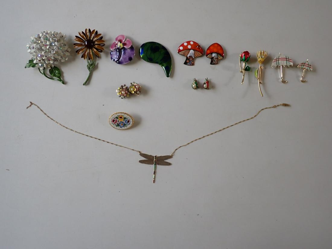 MCM Signed Enamel on Copper and Other Enamel Pins, etc. (1 of 9)