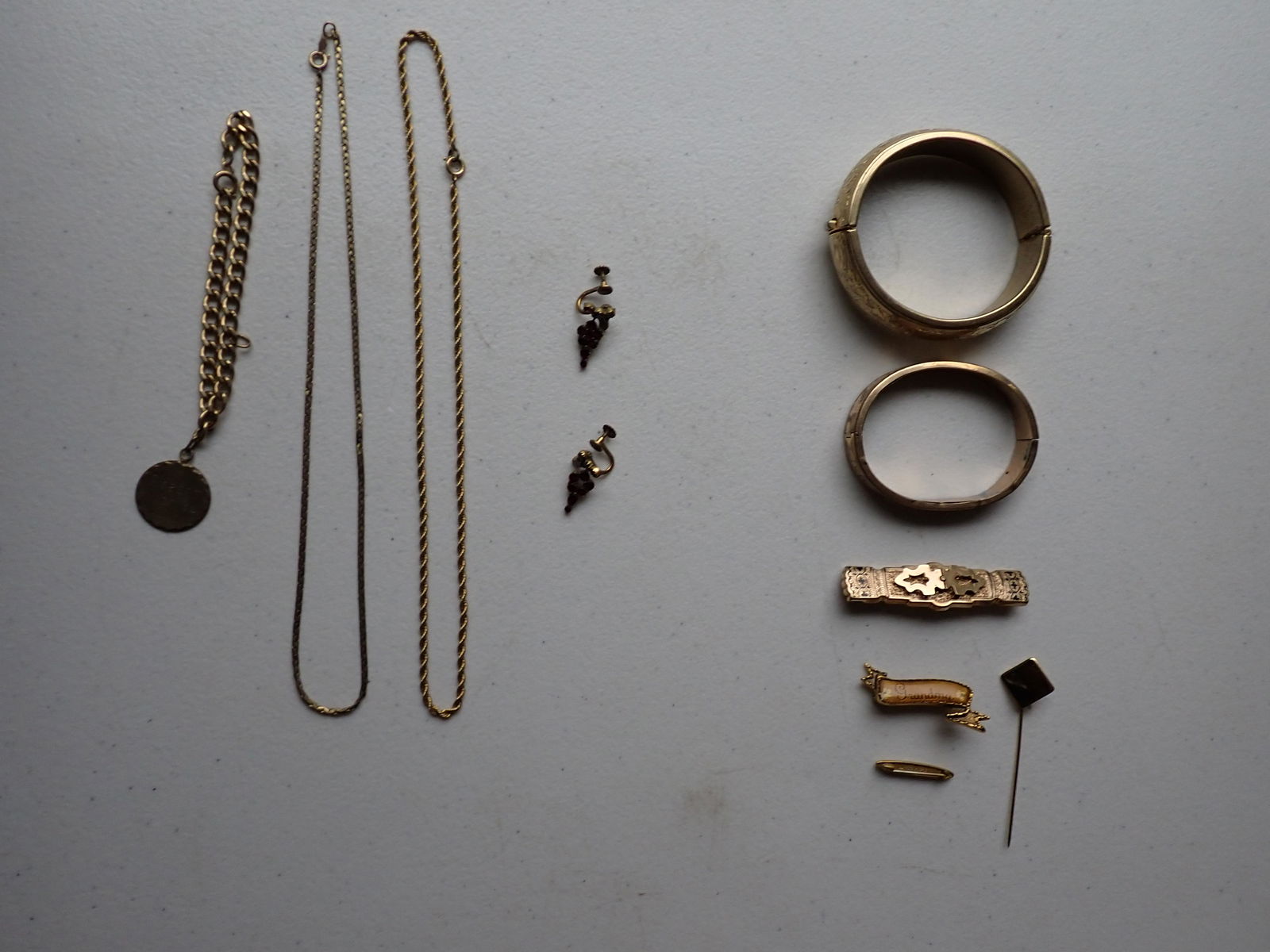 Gold Filled and Other Cuff Bracelets, Pins, etc. (1 of 8)