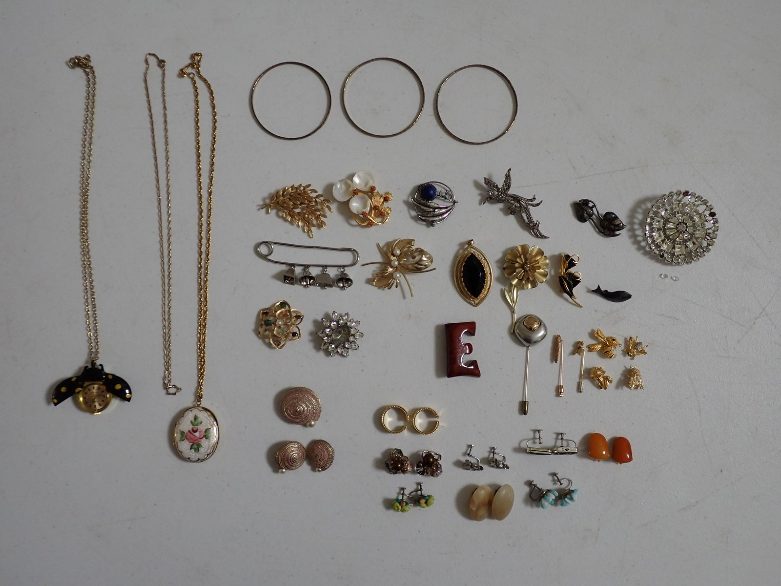 Costume Pins, Earrings, Necklaces, etc. (1 of 9)