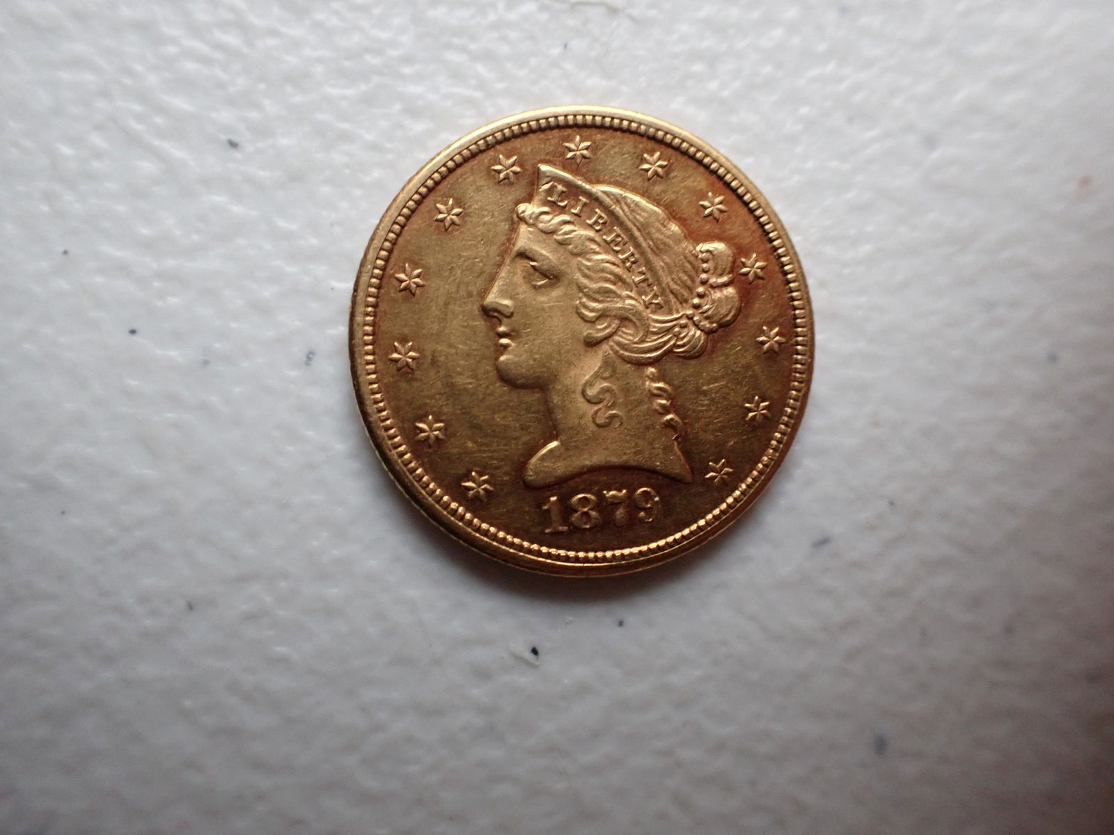1879-S U.S. 5 Dollar  Gold Coin (1 of 4)