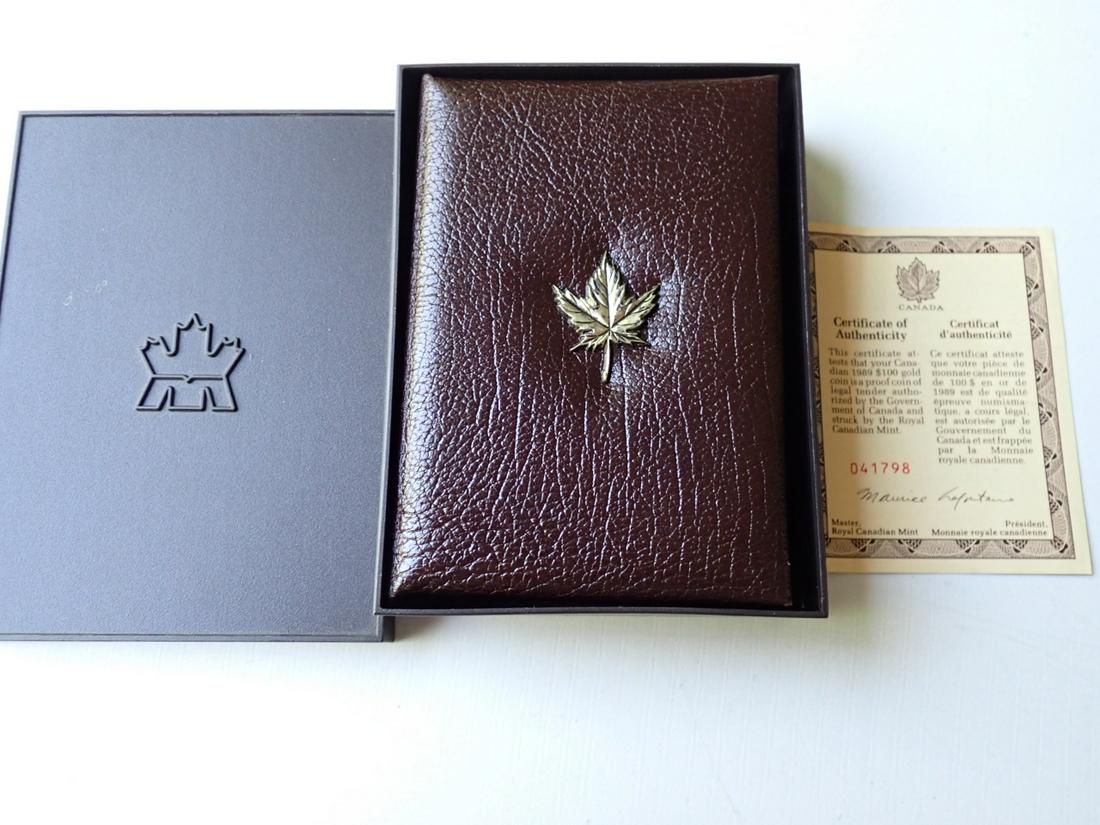 1989 Candian $100 Gold Proof Coin (1 of 5)