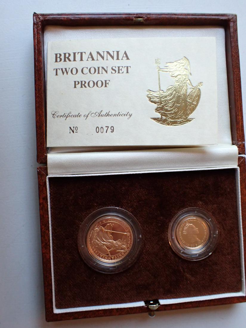 1988 Britannia Gold Two Coin Proof Set (1 of 7)
