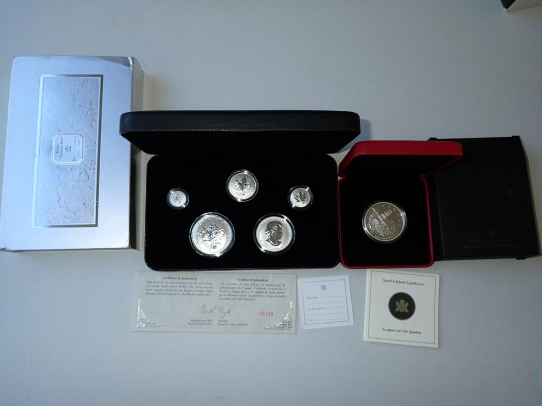 2004 Maple Leaf 5 Coin Privy Set and Lighthouse Coin (1 of 12)