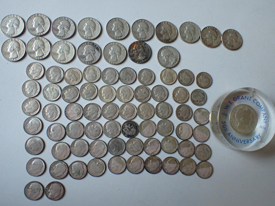 Silver Quarters and Dimes (1 of 11)
