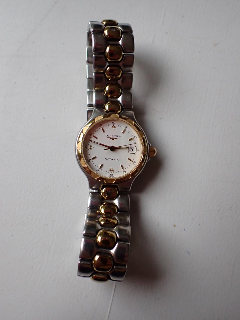 Longines Automatic Wristwatch Stainless Band With Gold Tones (1 of 6)