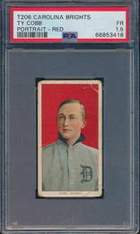 Ty Cobb HOF Carolina Brights T206 Baseball Card