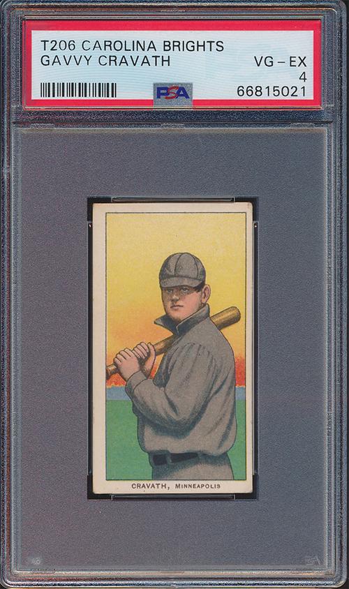 Gavvy Cravath Carolina Brights T206 Baseball Card (1 of 2)