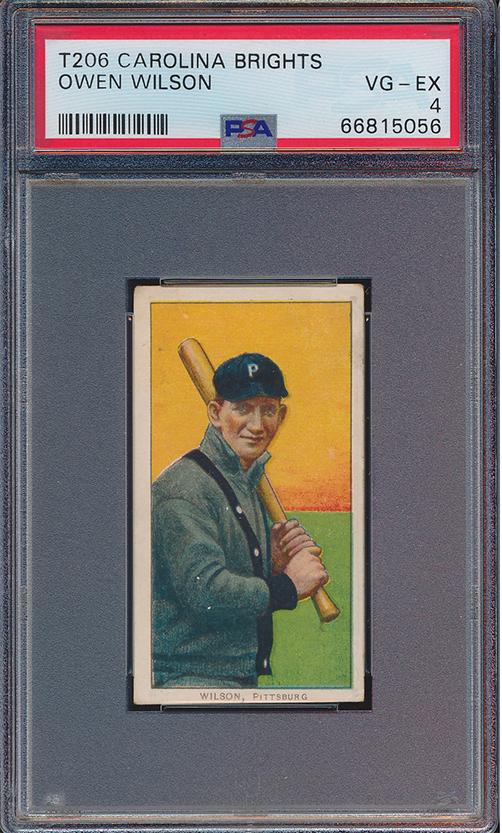 Owen Wilson Carolina Brights T206 Baseball Card (1 of 2)