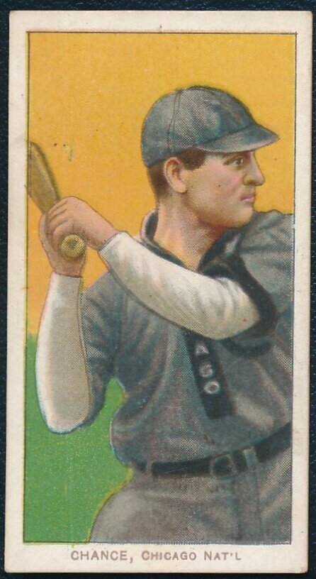 T206 Frank Chance Hall of Fame Batting: VG/EA - Please see photos for details and condition.