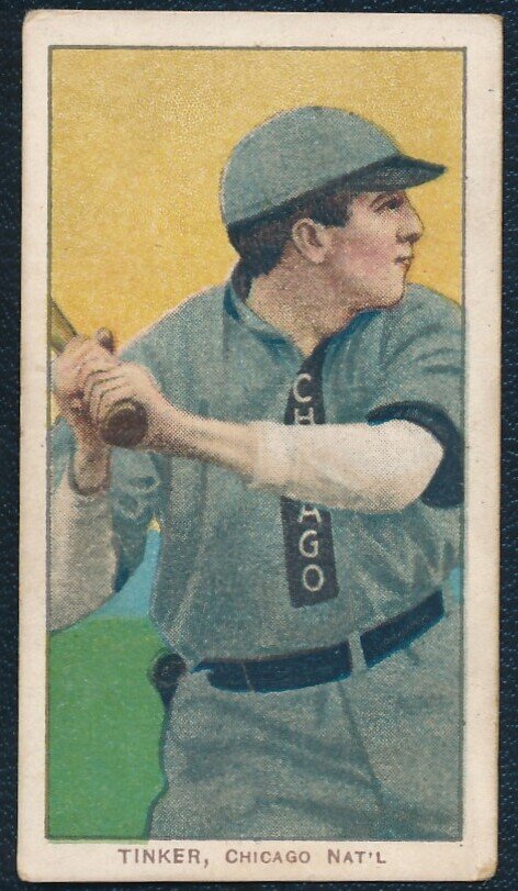 T206 Joe Tinker Baseball HOF Bat on Shoulder (1 of 2)