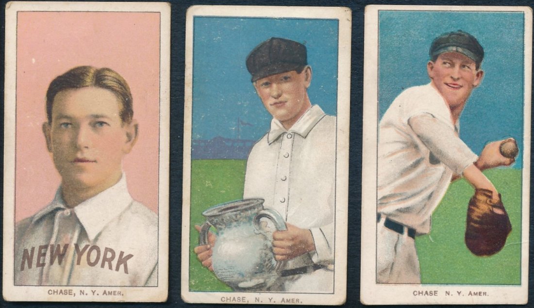 T206 (3) Hal Chase Baseball Cards (1 of 7)