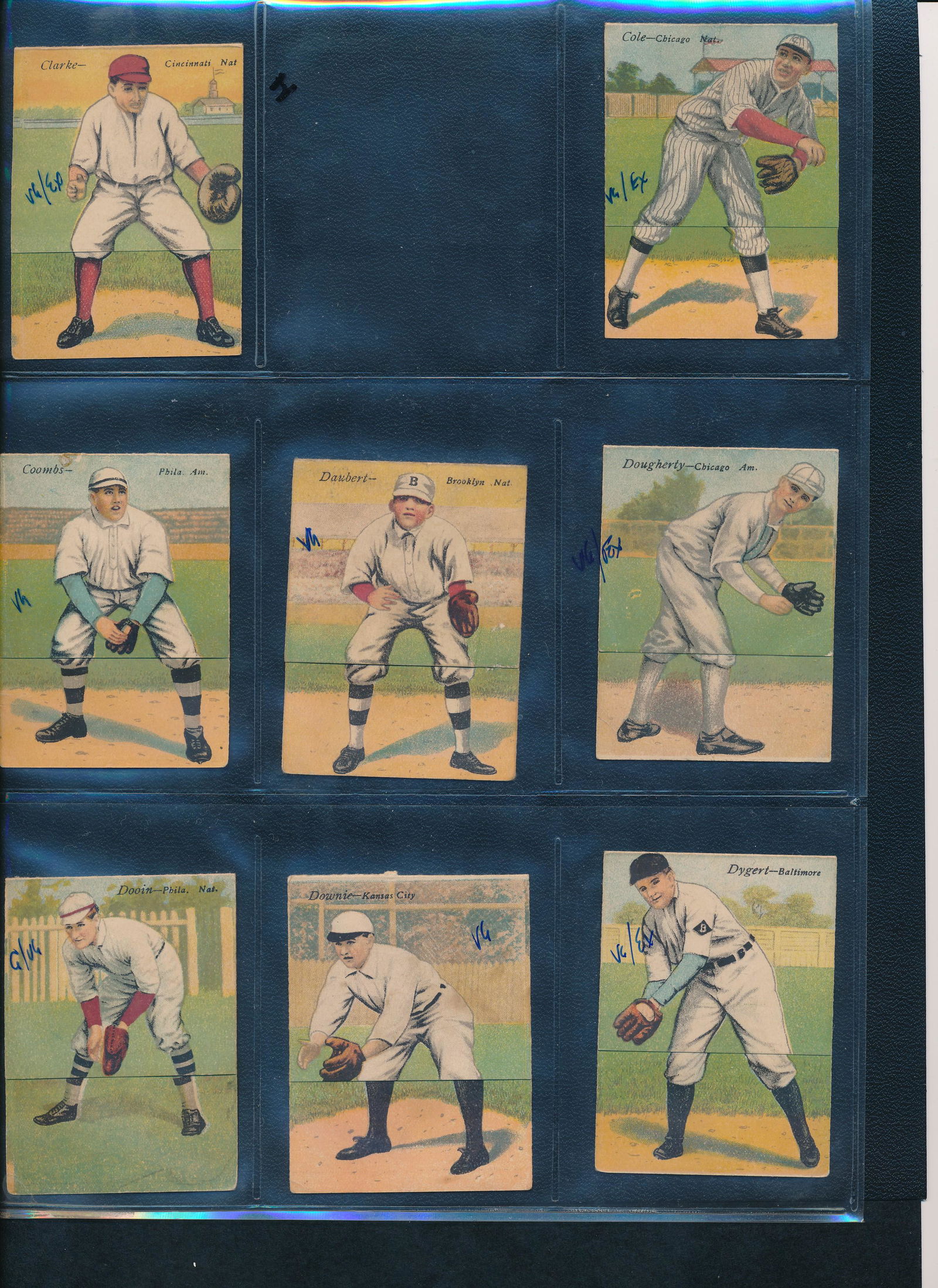 (37) Mecca T201 Double Folder Baseball Cards (1 of 12)