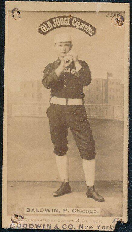 N172 Old Judge Baseball Card Bill Bishop (1 of 2)