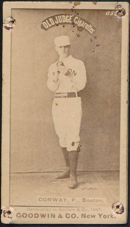 N172 Old Judge Baseball Card Dick Conway (1 of 2)