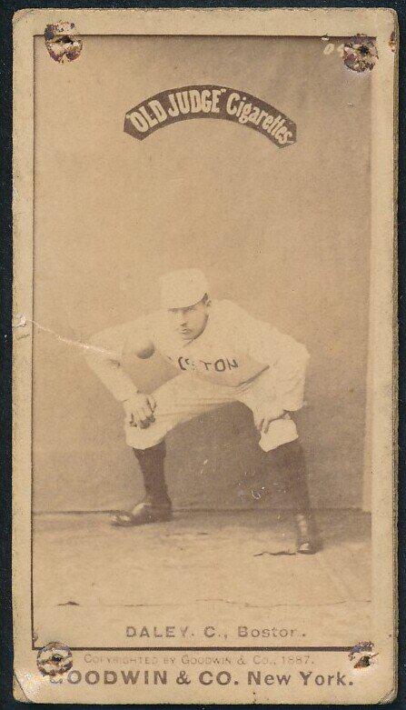 N172 Old Judge Baseball Card Con Daley (1 of 2)