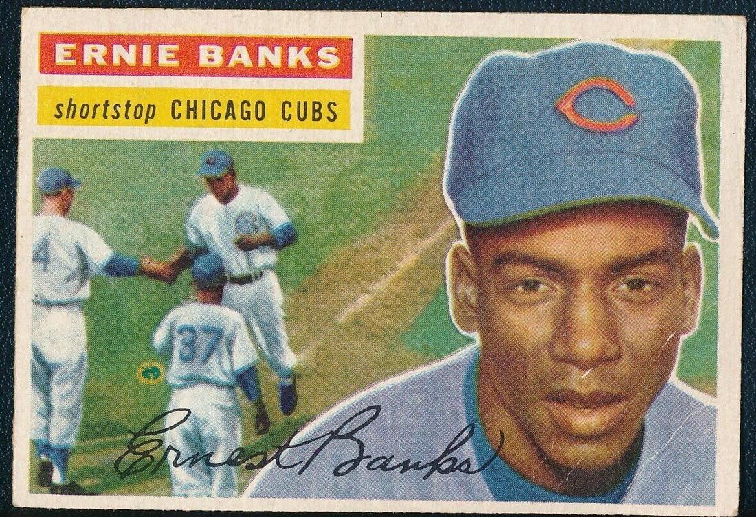 1956 Topps Ernie Banks #15 Baseball Card (1 of 2)