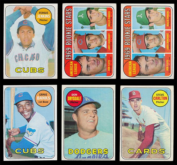 1969 Topps Baseball Lot of 122 cards with Superstars and Rookies (1 of 3)