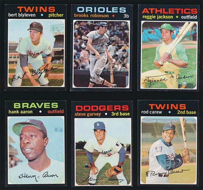 1971 Topps Baseball Starter Set of 280 Cards (1 of 3)