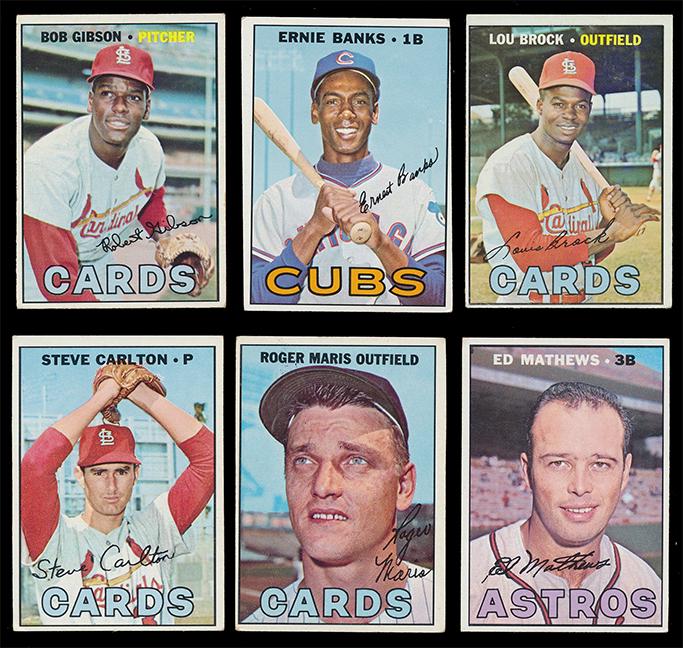1967 Topps Baseball Lot of 136 cards with many superstars (1 of 3)