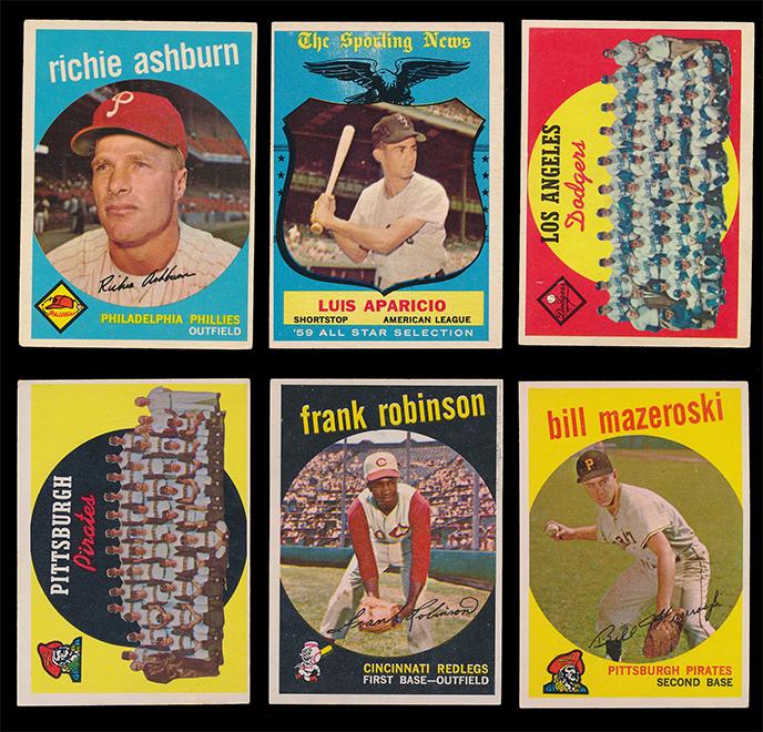 1959 Topps Baseball Partial Set of 496 Cards (1 of 3)