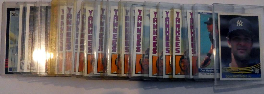 (23) Don Mattingly Rookie and 2nd Year Cards (1 of 1)