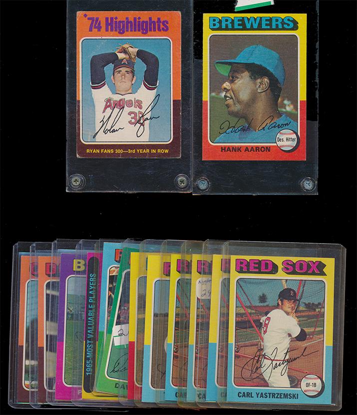 (26) 1975 Topps Baseball Stars and Superstas (1 of 2)