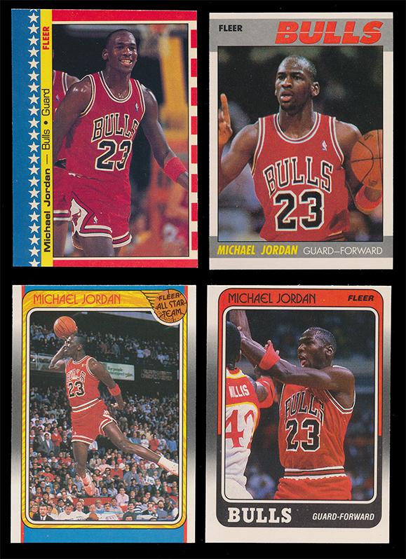 1987/88 and 1988/89 & (2) 1989/90 Fleer Basketball Complete Sets (1 of 1)