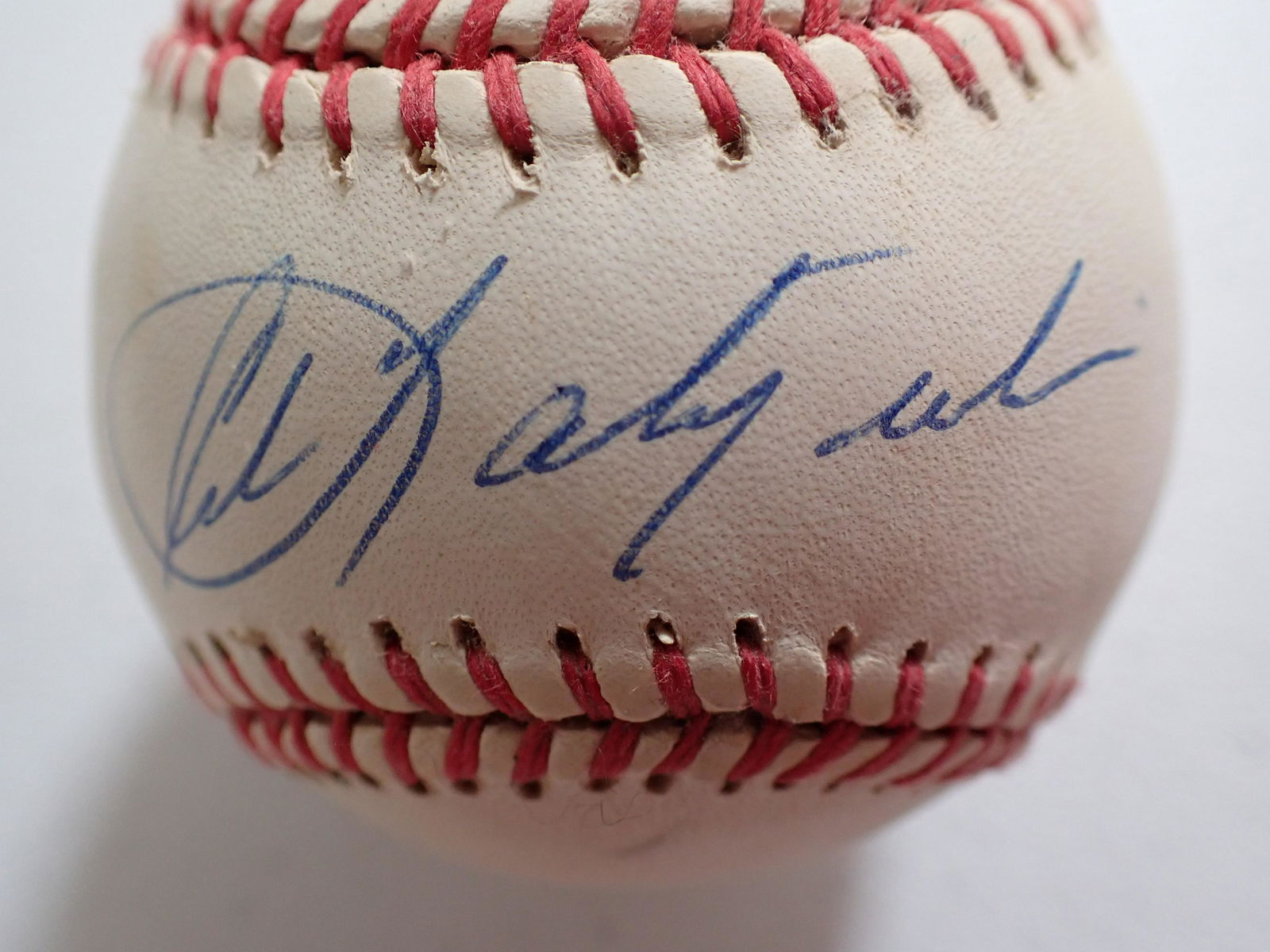 Carl Yastrzemski Signed Baseball and Jim Rice Pinback (1 of 5)