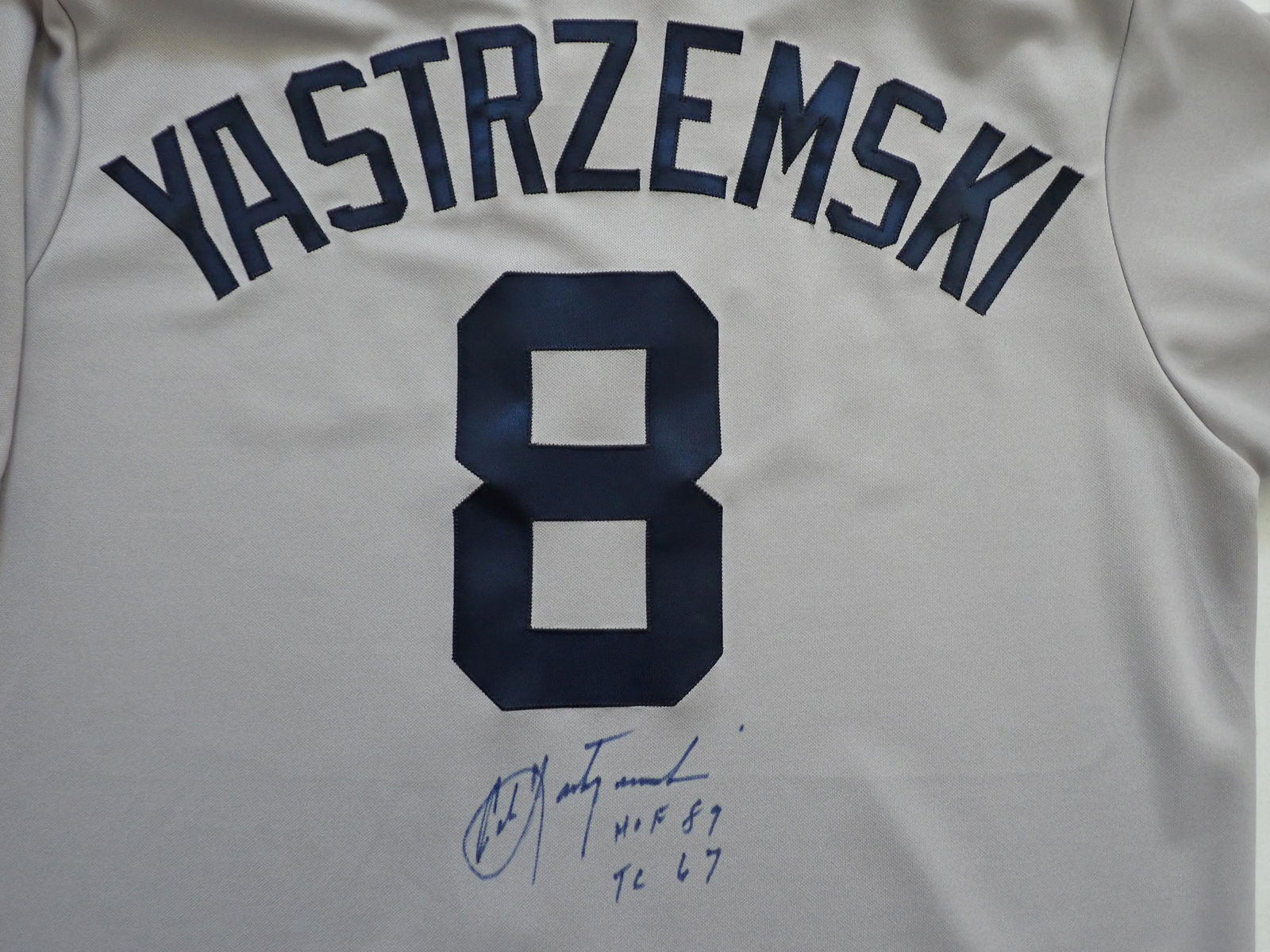 Carl Yastrzemski Signed Boston Red Sox Jersey (1 of 7)