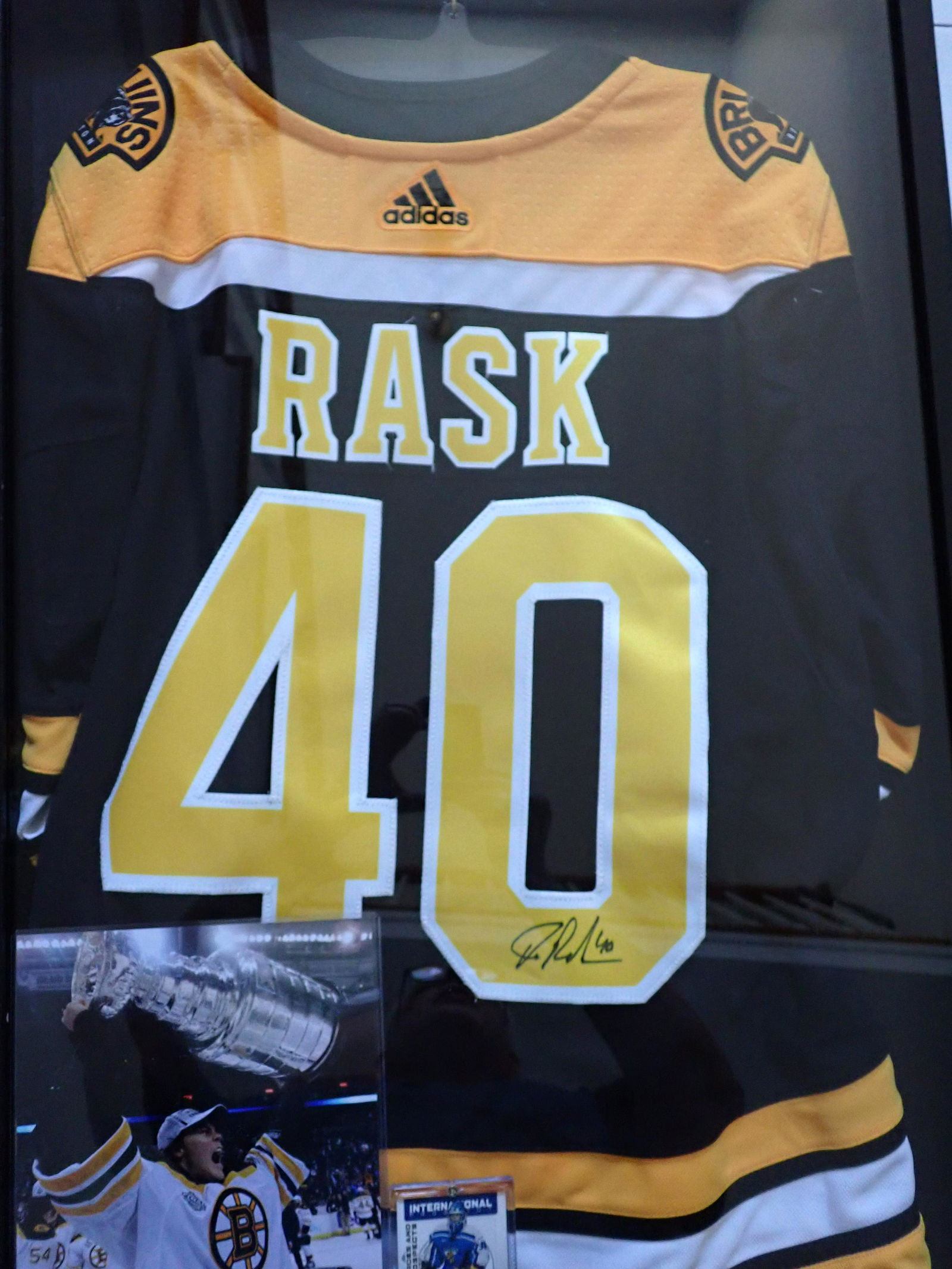 Tuukka Rask Display Shadow Box with Signed Jersey and 8" x 10" (1 of 10)