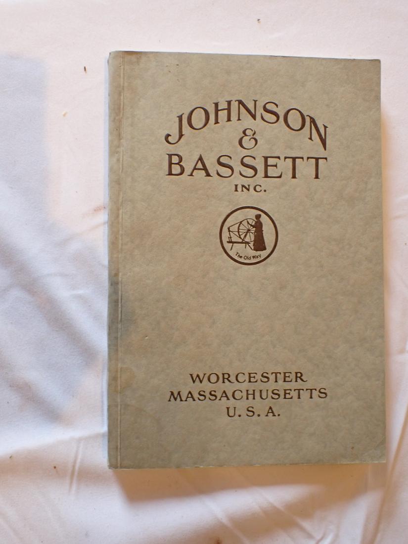 Johnson & Bassett Worcester Wearing Machines Catalog: Good Overall Conditon. Please see photos and come to the 2 day preview for condition.