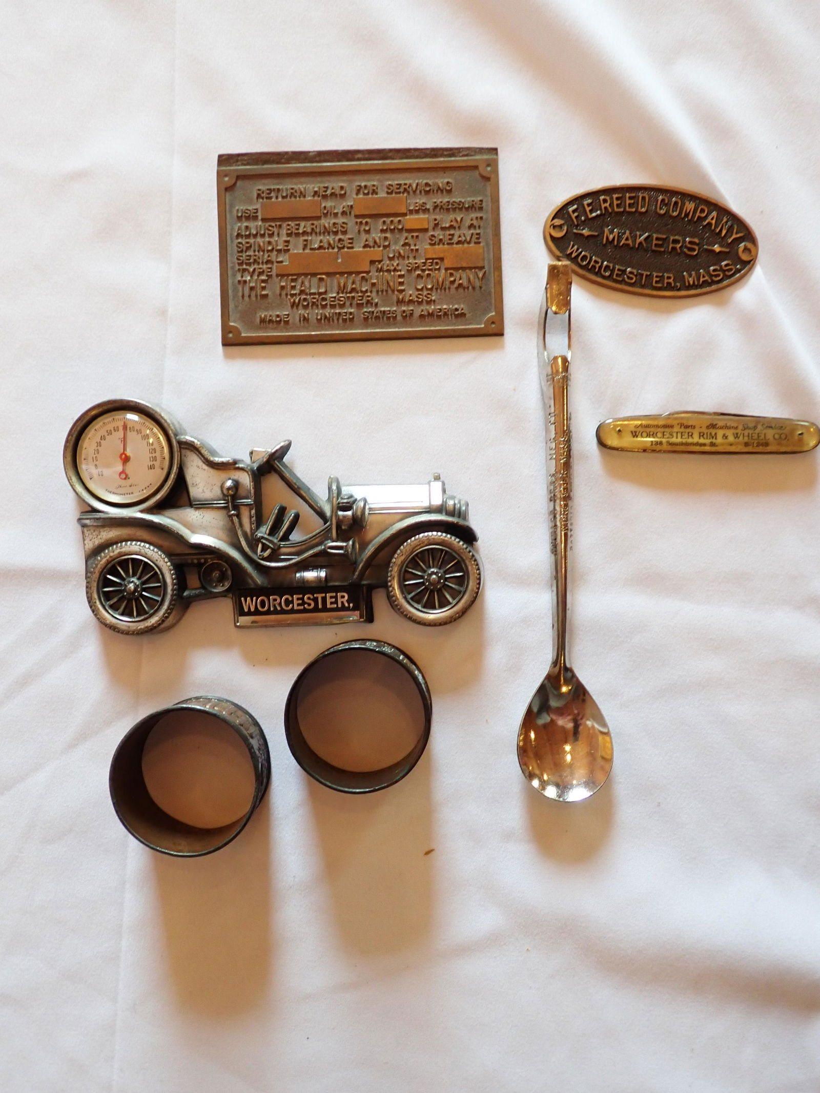 Worcester Manufacturer's Promotional Items and Thermometer (1 of 8)