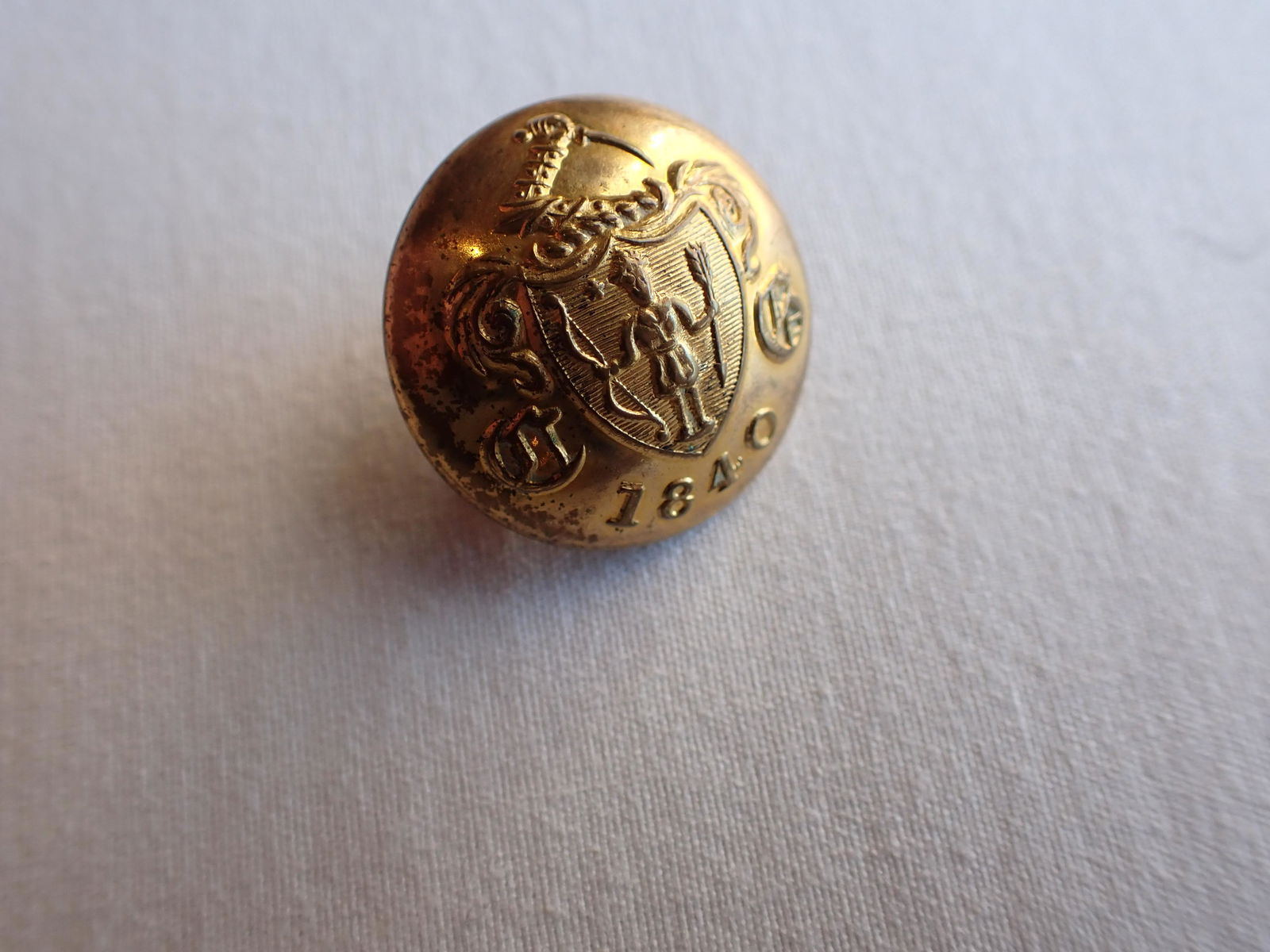 Pre Civil War Worcester City Guards Button (1 of 4)