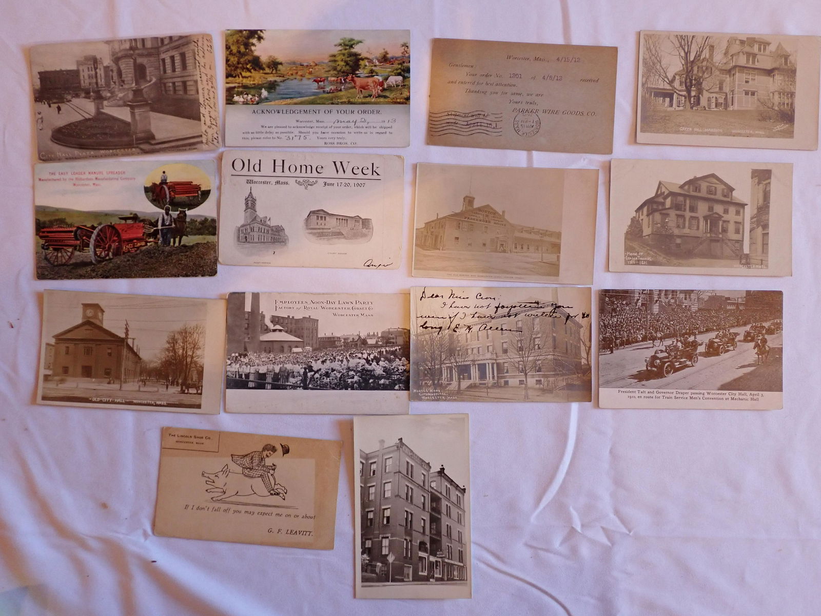 Worcester Real Photo Post Cards, Isaiah Thomas House, (1 of 12)