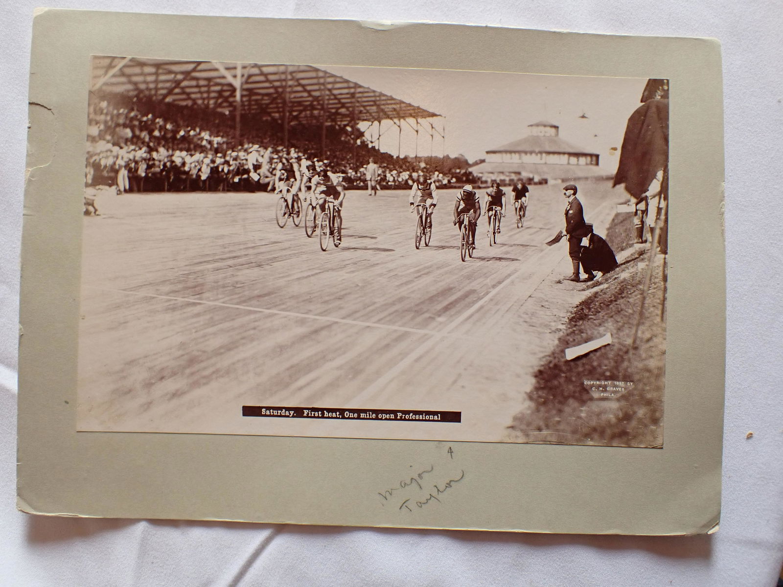 Major Taylor Sepia Tones Photo in 1897 (1 of 8)